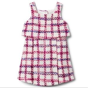 Janie and Jack Pink and Blue Boucle Dress